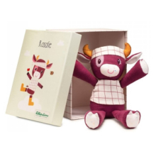 Peluche Mucca Rosalie con Scatola