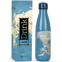 Promo Borraccia Termica 500 ml Cartina del Mondo