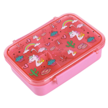 Lunch Box Tritan con Posate Unicorno