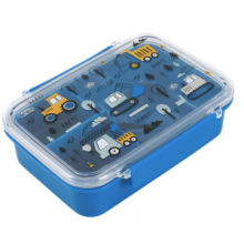 Lunch Box Tritan con Posate Veicoli Cantiere