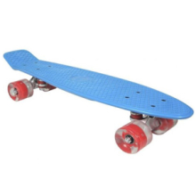 Skateboard Vintage Azzurro con Luci