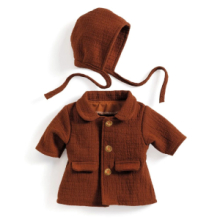 Promo Vestito per Bambola Pomea Marrone Autunno
