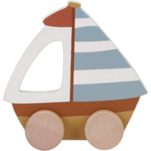 Barca in Legno su Ruote