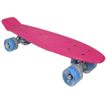 Skateboard Vintage Rosa con Luci