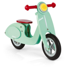 Bici Equilibrio Scooter Vespa Verde Menta