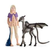 Promo Action Figure Harry Potter Luna Lovegood e Thestral