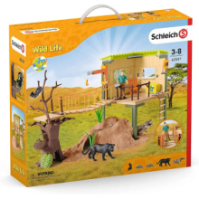 Promo Set Schleich Grande Stazione Avventura - Scatola Scolorita
