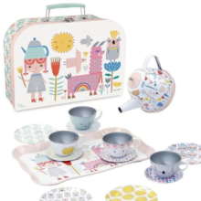 Promo Set da Tè Alpaca con Carillon Musicale in Valigetta