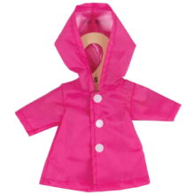 Vestitino per Bambole 30cm Tg. M - Impermeabile Rosa