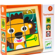 Puzzle a Cubi di Legno Tournanimo