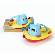 Barca Celeste Con Rimorchio Green Toys