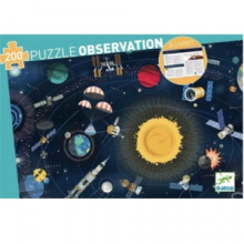 Puzzle Osservazione con Poster - Spazio (200 pezzi)