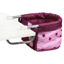 Seggiolino da Tavolo Fucsia con Stelle