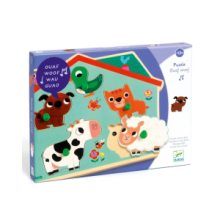 Puzzle Incastro Musicale con Pomelli Ouaf Woof Fattoria