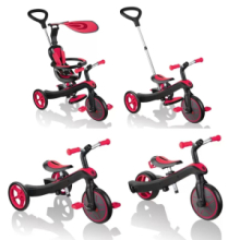 Promo Triciclo Progressivo - Globber Trike 4 in 1 Rosso